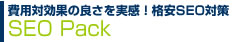 費用対効果の良さを実感！格安SEO対策SEO Pack